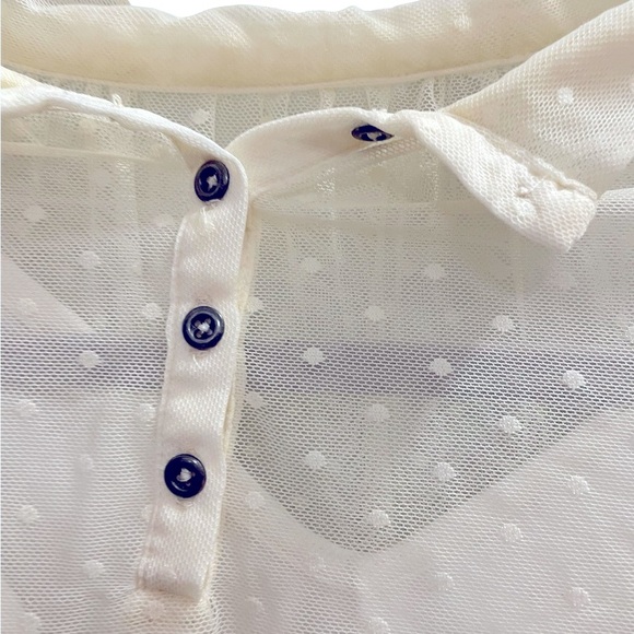 Free People Twice The Fun Bodysuit Cream Size XS - Picture 14 of 14